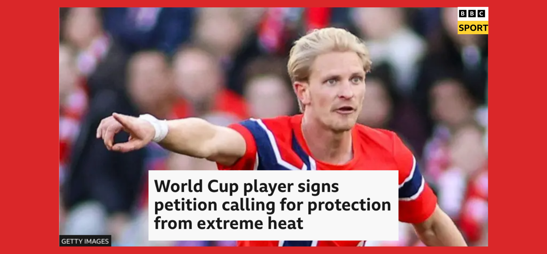 Morten Thorsby BBC