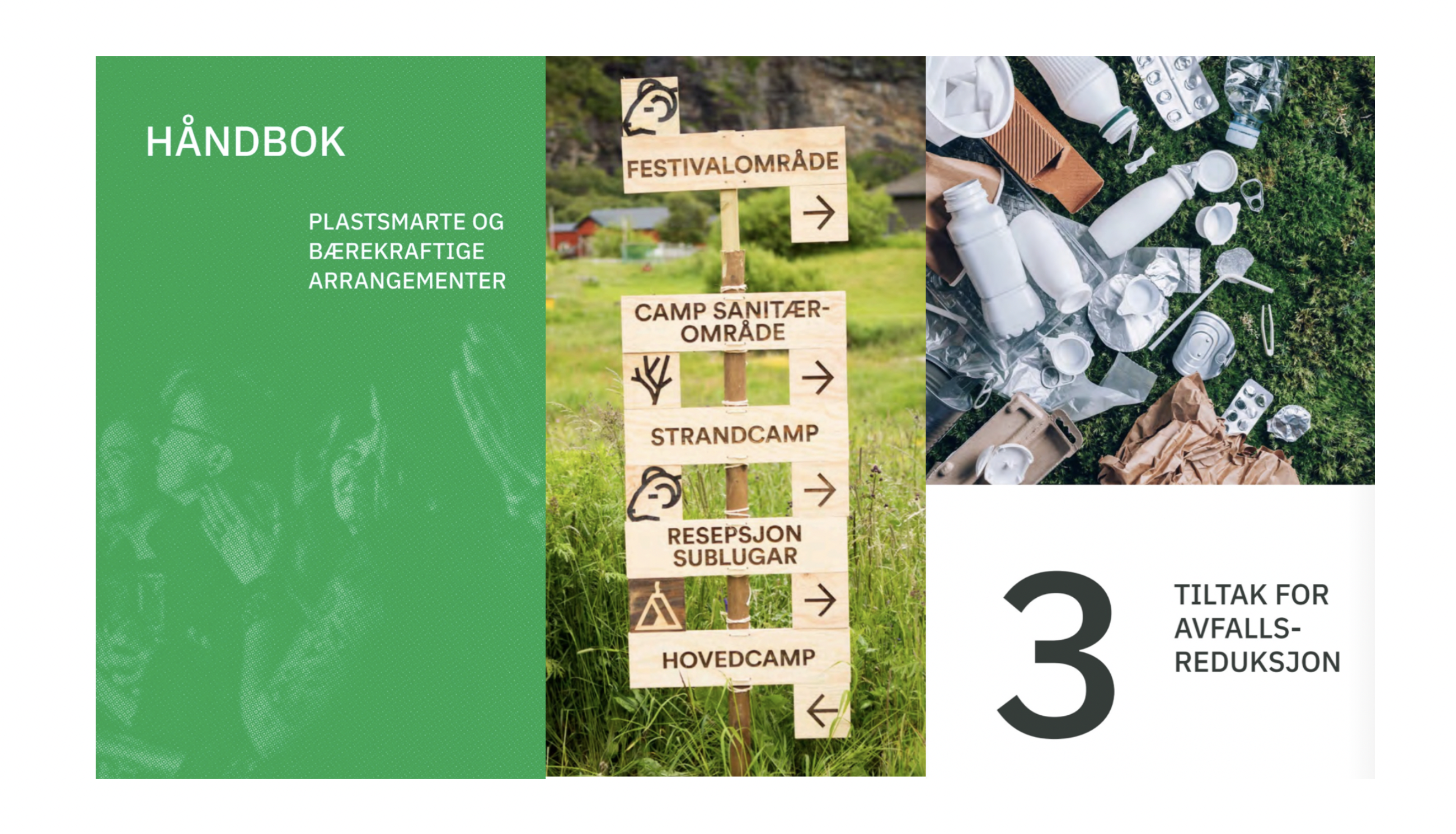 Håndbok om plastsmarte og bærekraftige arrangementer