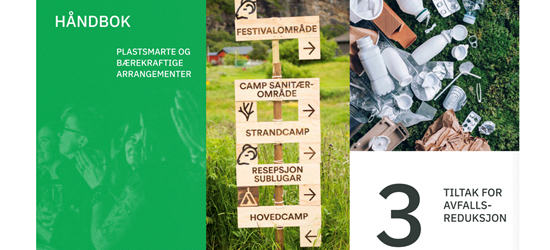 Håndbok om plastsmarte og bærekraftige arrangementer