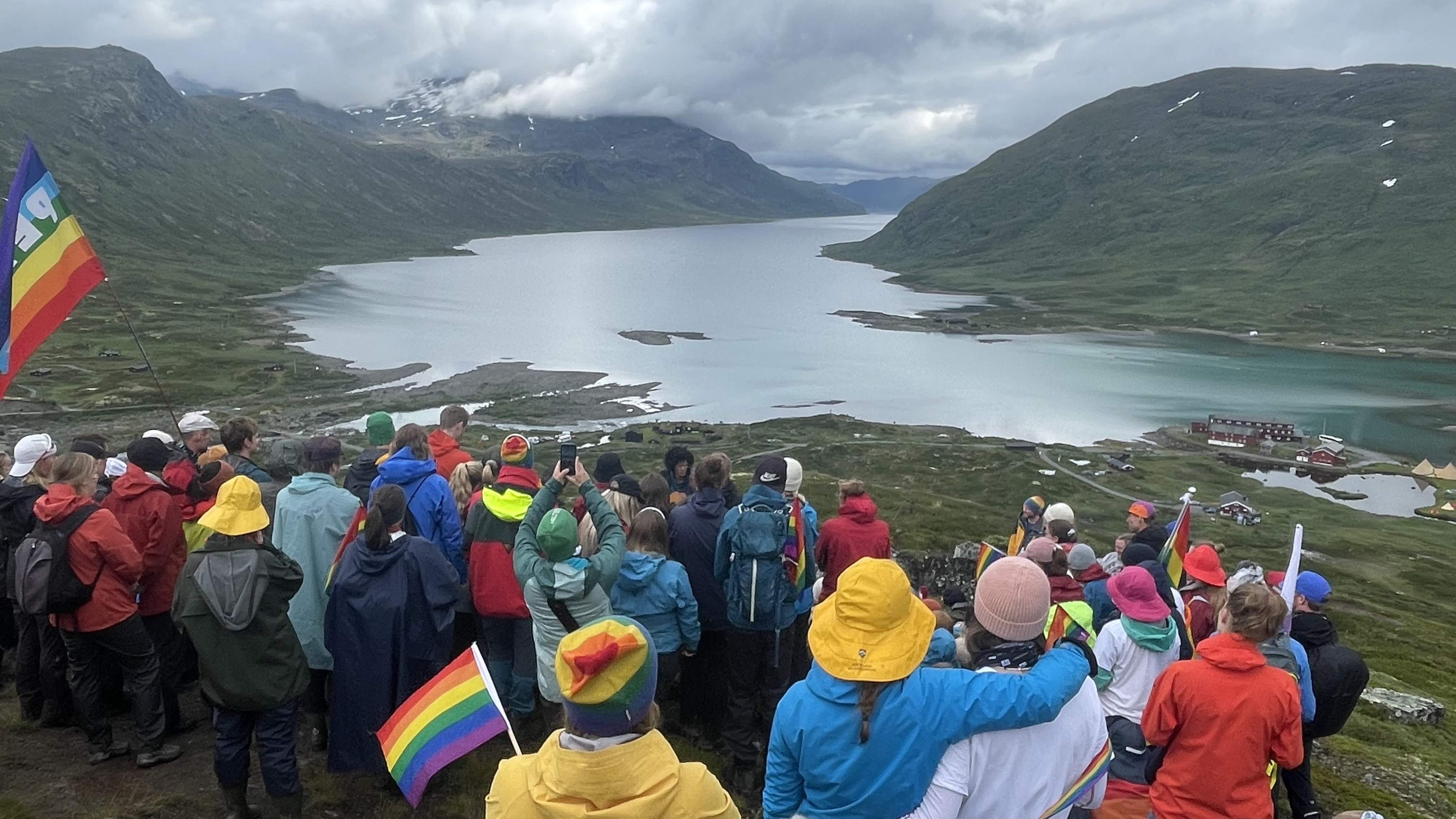 Pride-markering og konsert under Vinjerock. Foto: Vinjerock
