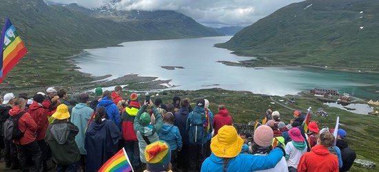Pride-markering og konsert under Vinjerock. Foto: Vinjerock