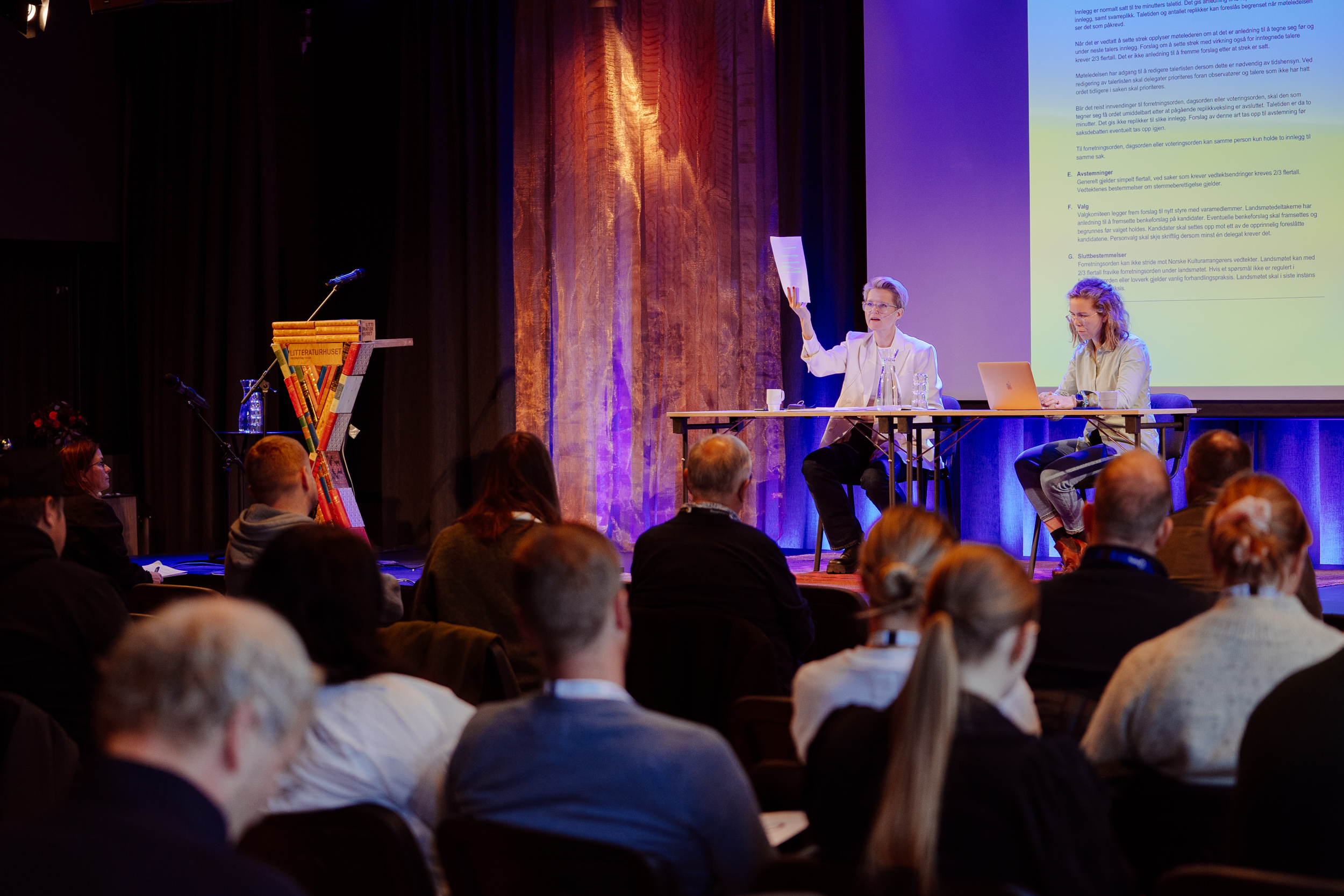 Landsmøtet til NKA hadde avstemning om oljeleting. Foto: Torstein Lund Sperstad