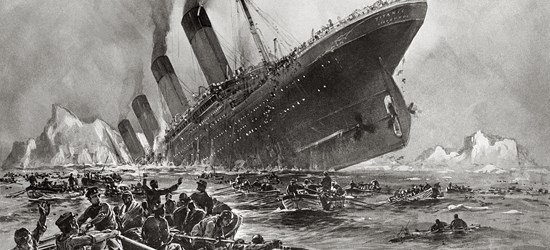 Titanic Sinking, by Willy Stöwer (1912)
